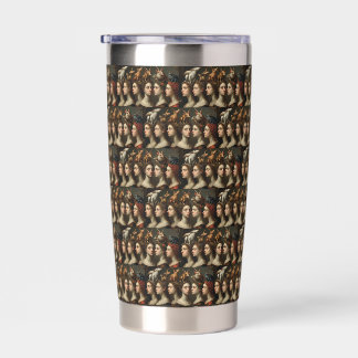 Unique Beautiful Woman Insulated Tumbler
