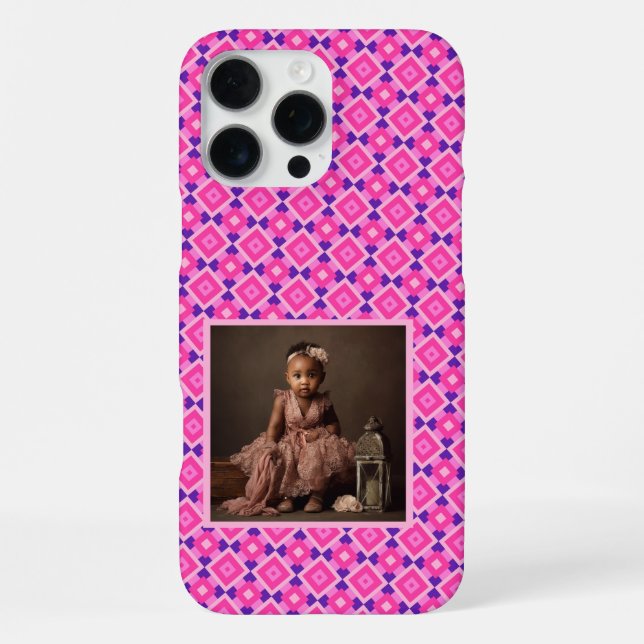 Unique Best Friend Gifts Square Pattern  iPhone Case (Back)