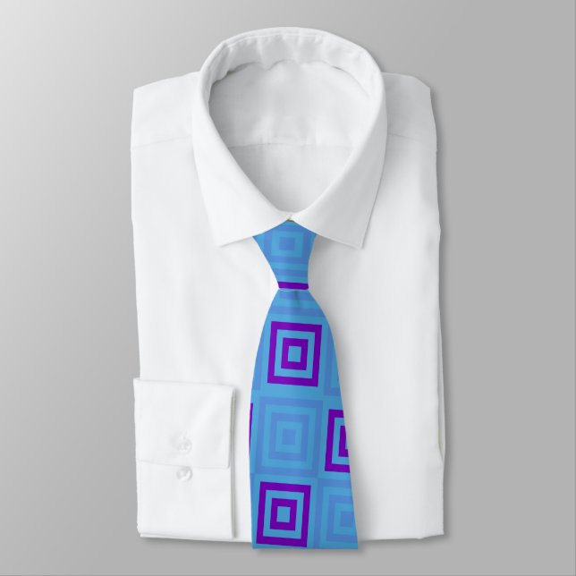 Unique Best Gifts For Men Geometric  Tie (Tied)