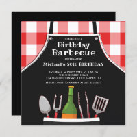 Unique Birthday Barbecue Invitation