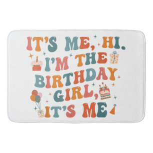 Unique Birthday Party Its Me Hi Im The Birthday Gi Bath Mat