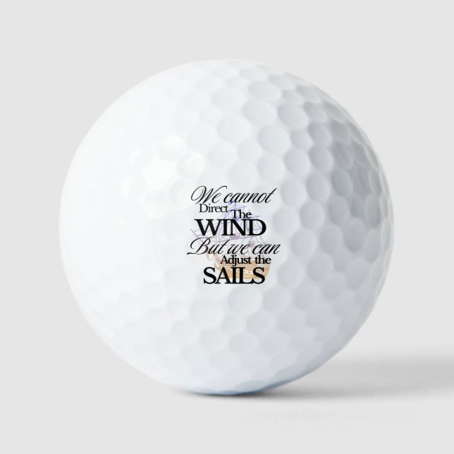 Unique Black and White Graphic Vintage Golf Balls (Front)
