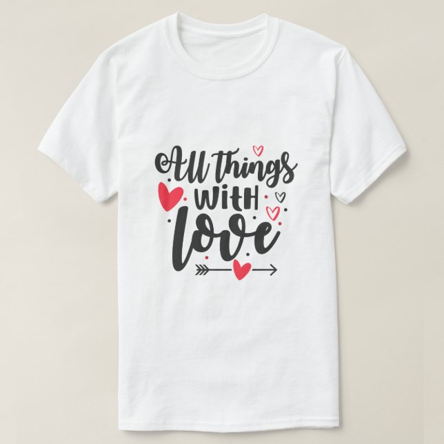 Unique black Design for red Lovers T-Shirt (Design Front)