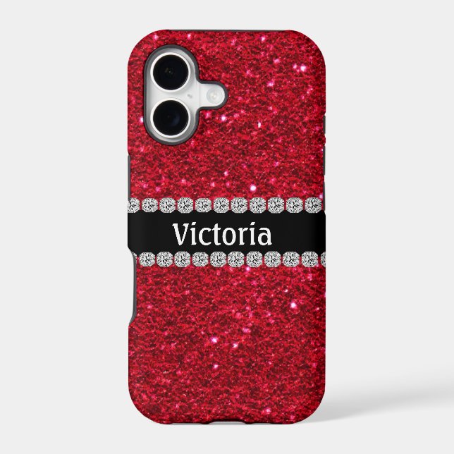 Unique BLING RUBY RED IPHONE  5 Case (Back)