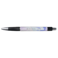 Unique Blue Lavander Marble Iridescent Holographic