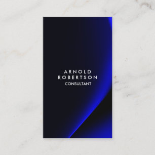 Unique Blue Wave Pattern Abstract Elegant Business Card