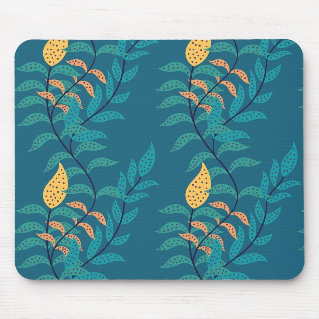 Unique Bluish Mouse Pad Design (Front)