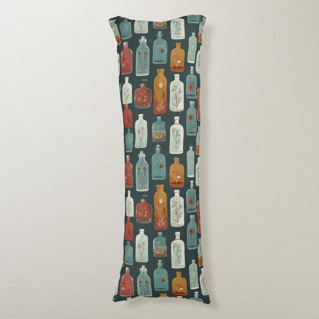 unique bottle art body cushion (Front Vertical)