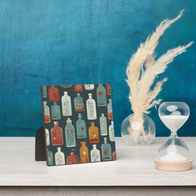 unique bottle art plaque (Insitu)