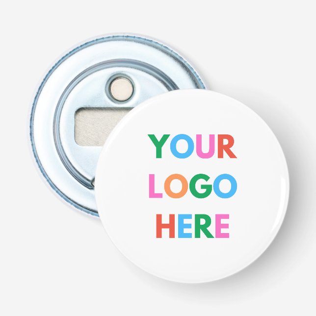 Unique Branded Promotional Company Business Logo  Bottle Opener (Front)