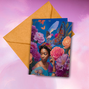 Unique Bridesmaid Proposal AI Art Whimsical Card