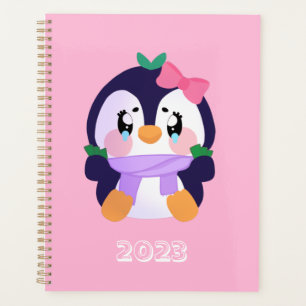 Unique Broke Cute Penguin Planner