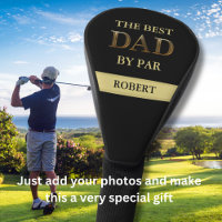 Unique Bronze Metallic Look BEST DAD by Par Name