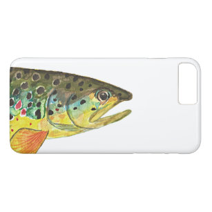 Unique Brown Trout Fly Fishing Fisherman's Case-Mate iPhone Case