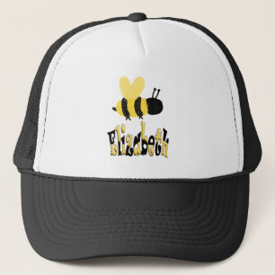 Unique Bumblebee Doodle Personalised Drawing Trucker Hat
