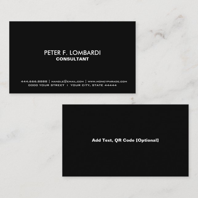 Unique Business Cards - Bold Custom Designs (Front/Back)