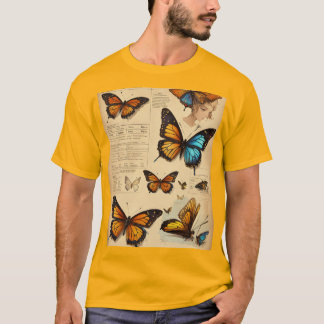 "Unique Butterfly Design T-Shirts | Beautiful & Cr