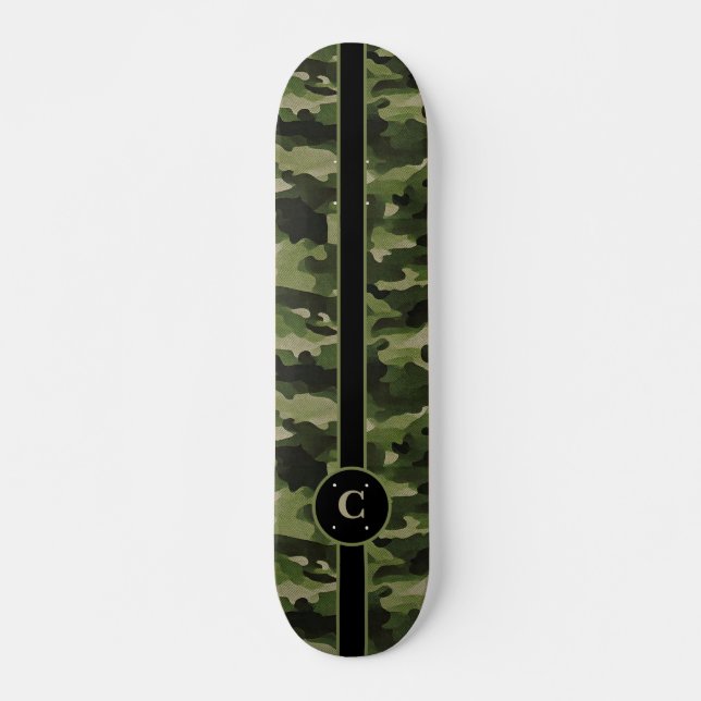 Unique Camouflage Design Skateboard for Adventure  (Front)
