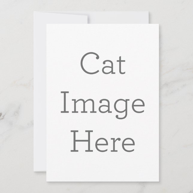 Flat Invitation, Size: 12.7 cm x 17.8 cm, Paper: Signature Matte, Envelopes: White (Front)
