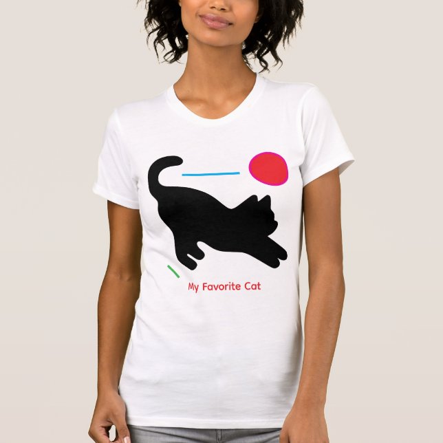 Unique Cat Lover Shirt – Your Text Here T-Shirt (Front)