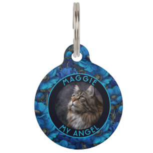 Unique Cat Owner Gift Anemones Pet Tag