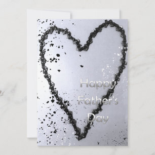 Unique Chainsaw Chain Heart Father's Day Card