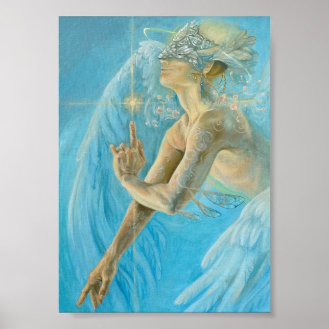 Unique Chamuel archangel divine love artwork Poster (Front)