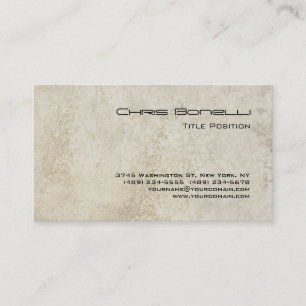 Unique Charming Stone Wall Design Business Card