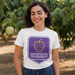 Unique Cherimoya Fruit Graphic Customisable  T-Shirt
