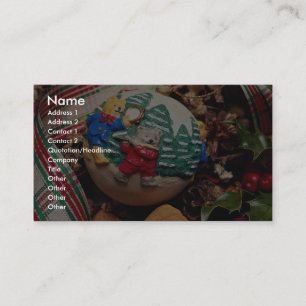 Unique Child's Christmas ball Business Card