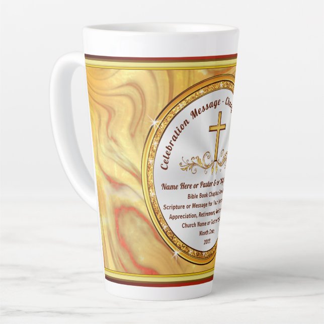 Unique Christian Gifts, Personalised Scripture Mug (Left Angle)