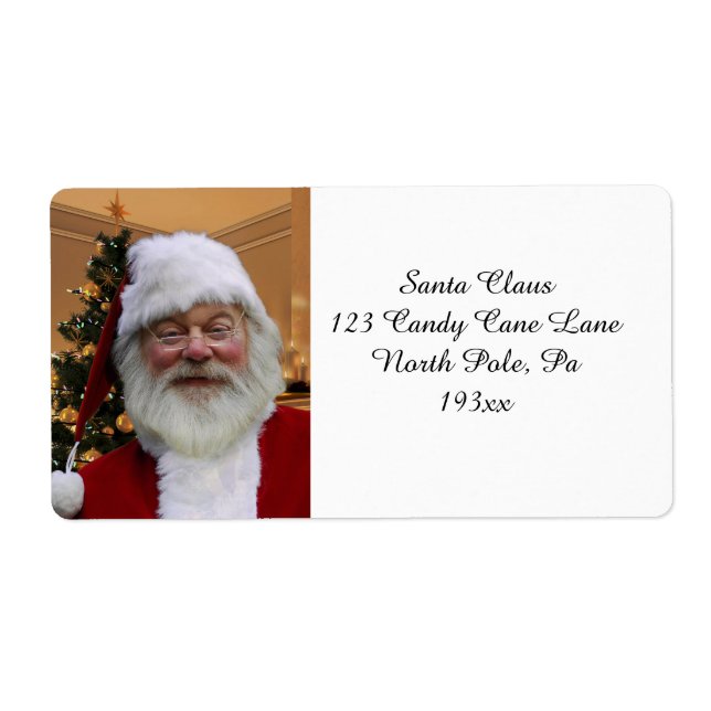 Unique Christmas Address Labels (Front)