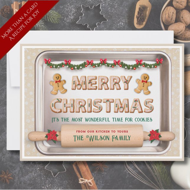 Unique Christmas Holiday Card Cookie Recipe (Unique Christmas Holiday Card Cookie Recipe)