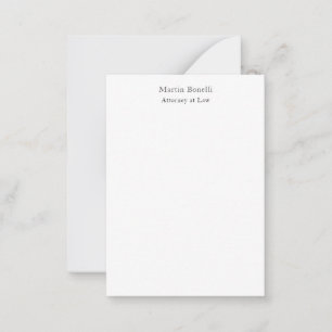 Unique Classical Personalised Custom Own Name Card
