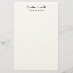 Unique Classical Personalised Custom Own Name Stationery