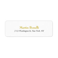 Unique Classical Simple Gold Colour Name