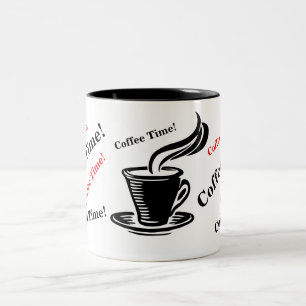 Unique Coffee Mug with Coffee Written on it