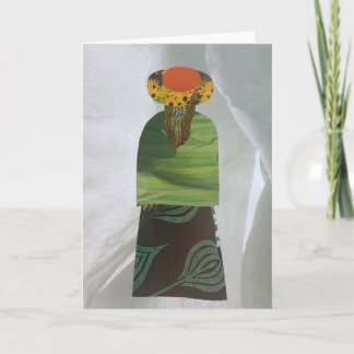 Unique Collage Earth Mama Cate Blank Card