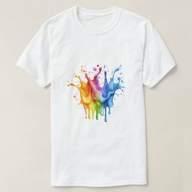 Unique colourful Design for paint Lovers T-Shirt (Design Front)