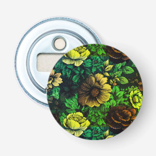 Unique Colours Vintage Floral Print Bottle Opener