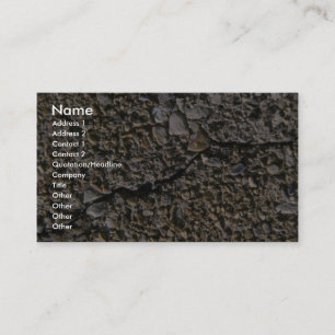 Unique Concrete Business Card