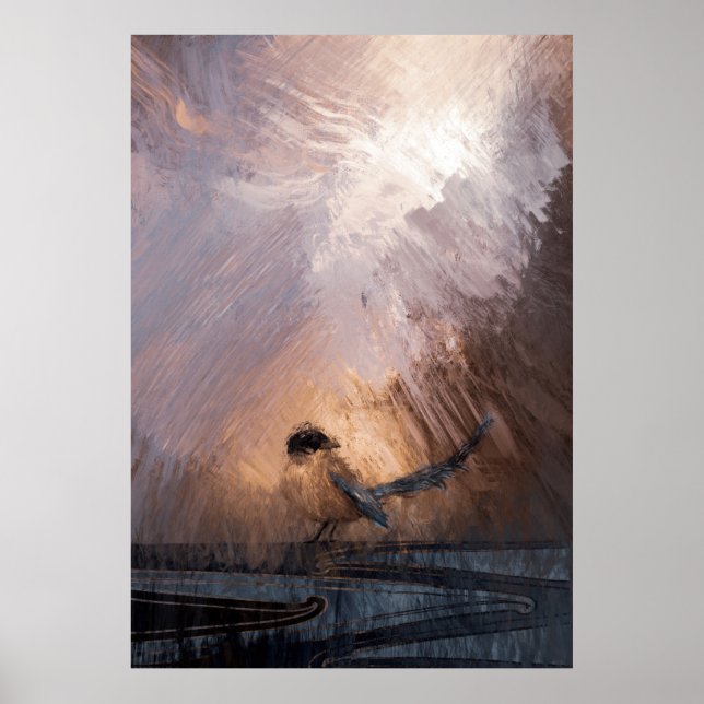 Unique Contemporary Māori Art Poster (Front)