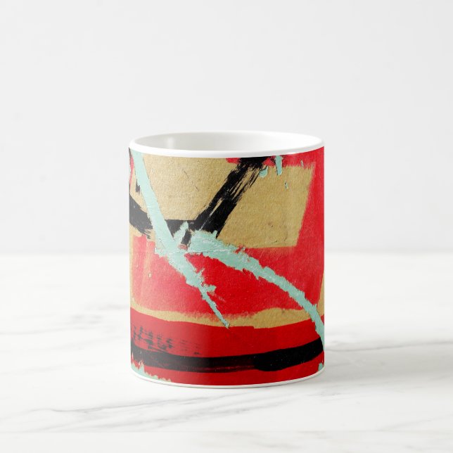 Unique Cool Urban Paint Peeling Art Coffee Mug (Center)