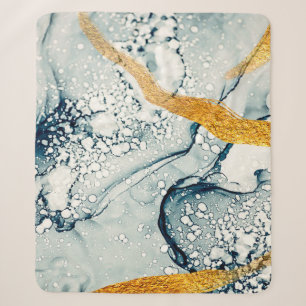 Unique creativity. Art&Gold. Inspired by the Sky. Sherpa Blanket