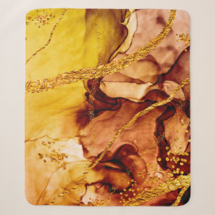 Unique creativity. Art&Gold. Inspired by the Sky. Sherpa Blanket