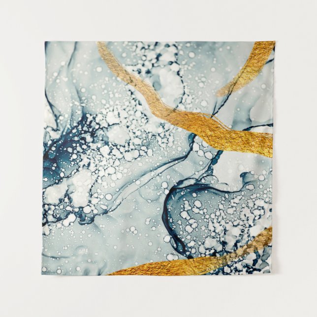 Unique creativity. Art&Gold. Inspired by the Sky.  Tapestry (Front)
