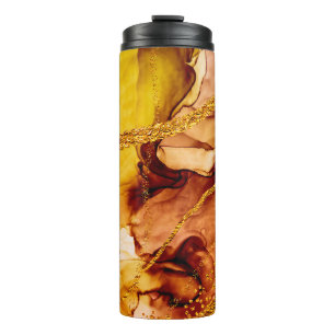 Unique creativity. Art&Gold. Inspired by the Sky.  Thermal Tumbler