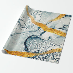 Unique creativity. Art&Gold. Inspired by the Sky. Wrapping Paper