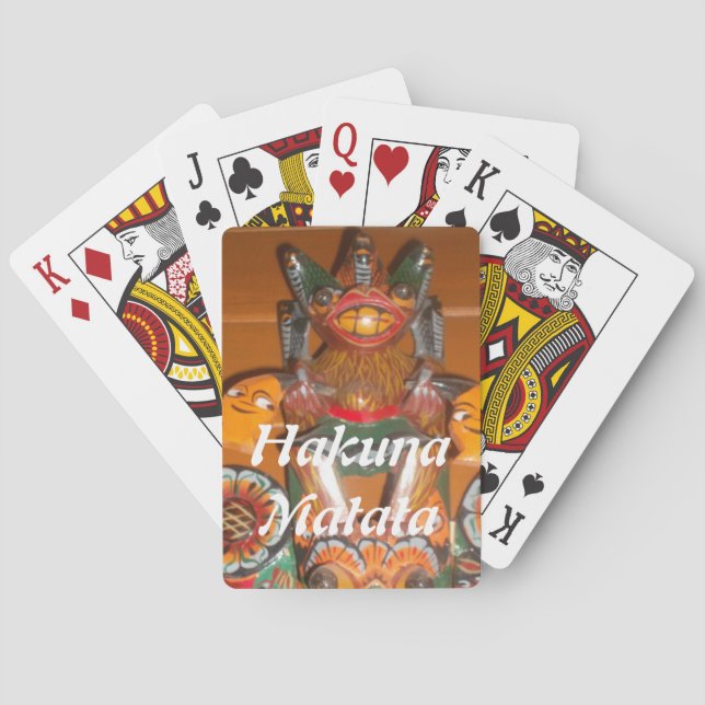 Unique Cultural Art - Sri Lankan/Indonesian Design Playing Cards (Back)