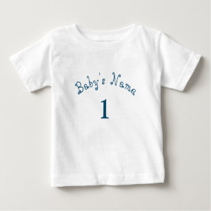 Unique Custom Name Number Baby Baby Baby T-Shirt